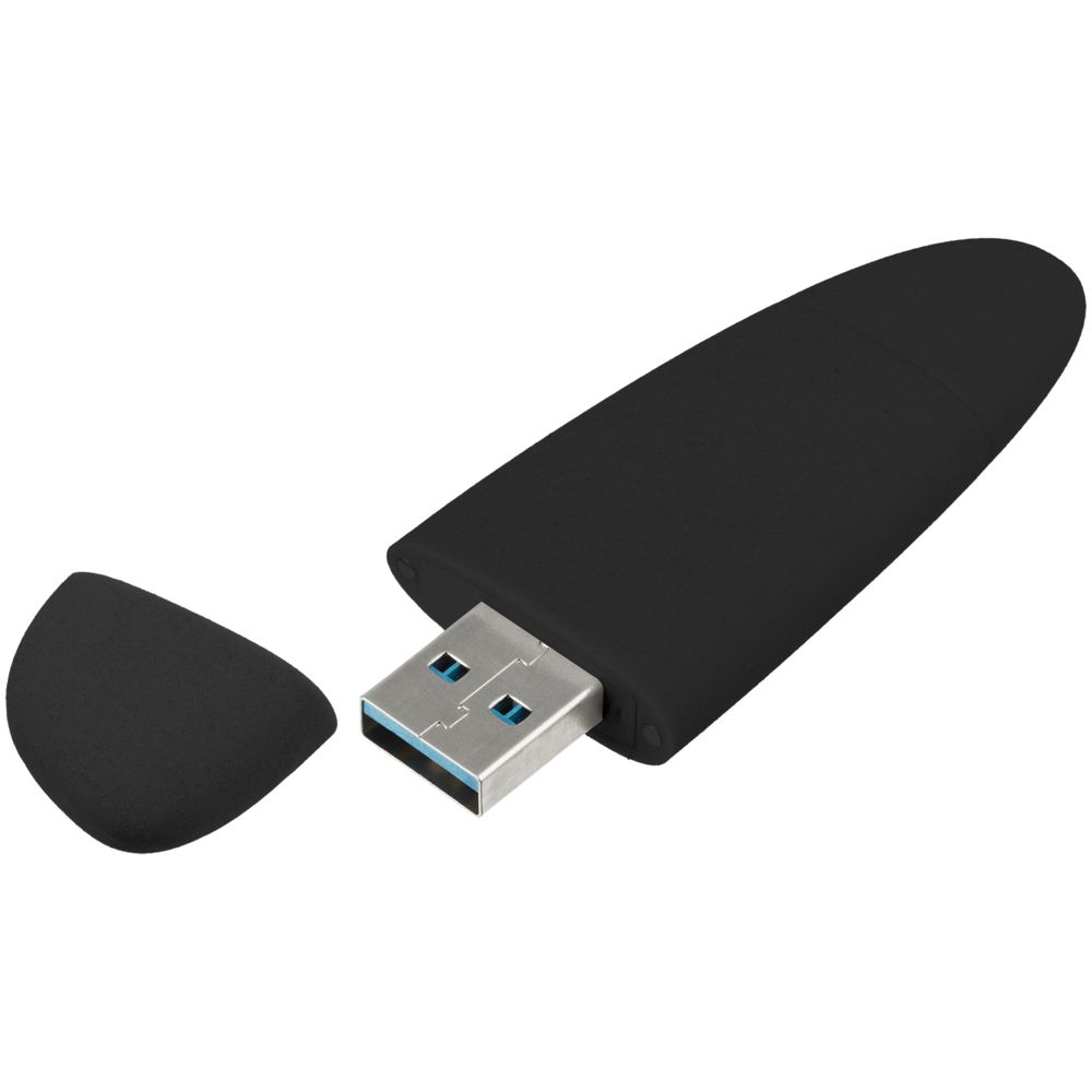Флешка Pebble Type-C, USB 3.0, черная