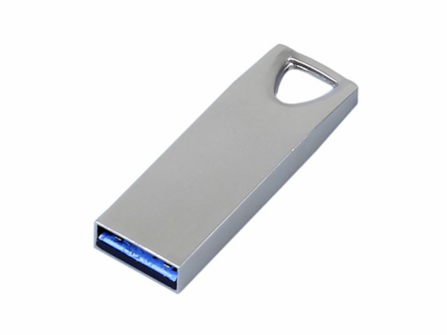 USB 3.0-флешка на 128 Гб с мини чипом и отверстием для цепочки