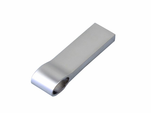 USB 2.0-флешка на 64 Гб с мини чипом и боковым отверстием для цепочки