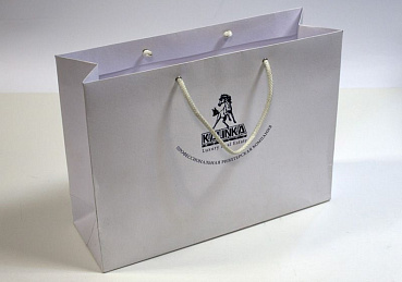 Бумажный пакет с логотипом калинка Калинка
